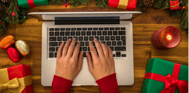 Imagen Compras electrónicas Navideñas