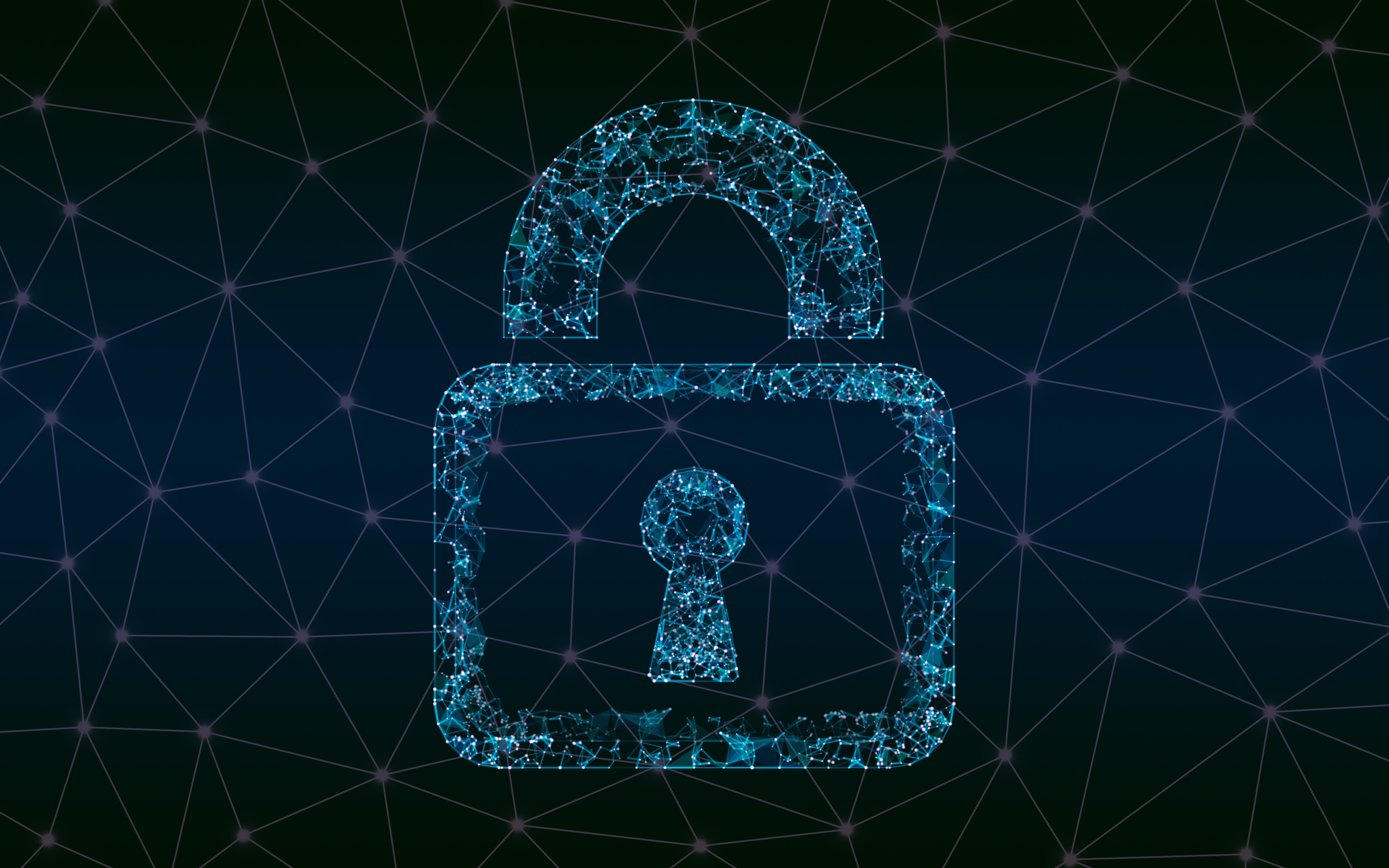 certificación ISO 27001 — escudo digital con nodos de red seguros