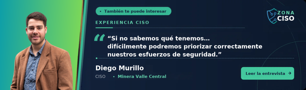 vulnerabilidad de PHP — banner Experiencia CISO con cita de Diego Murillo