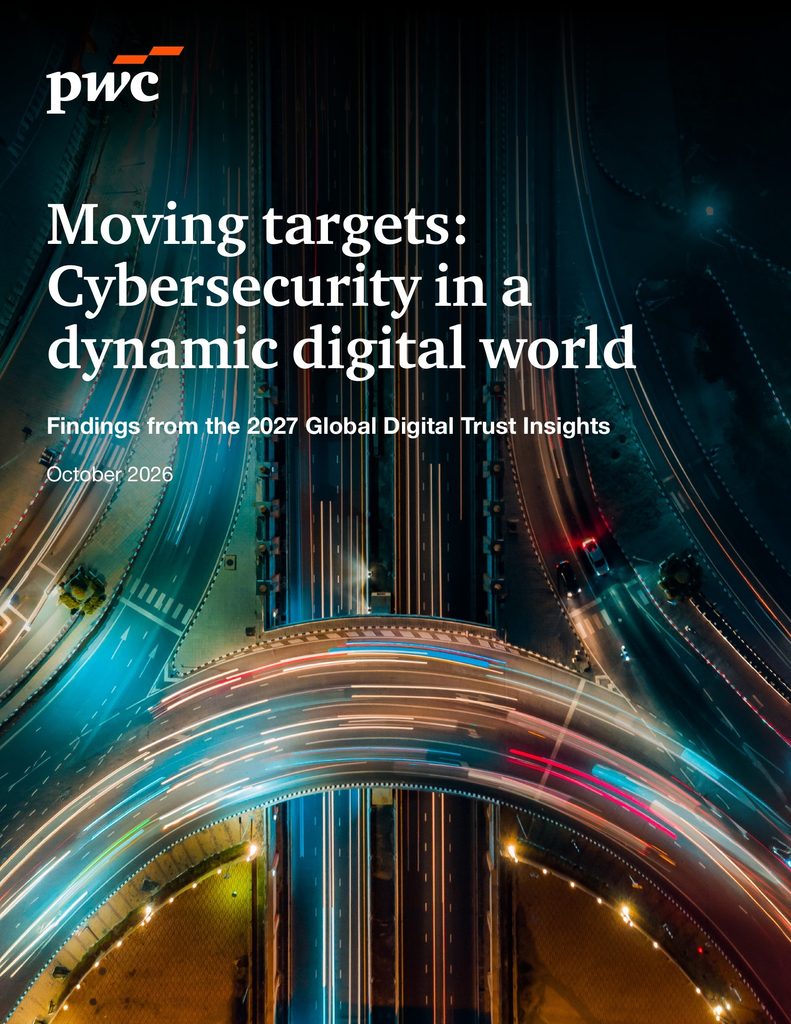 Portada del informe 2027 Global Digital Trust Insights de PwC, publicado en octubre de 2026.